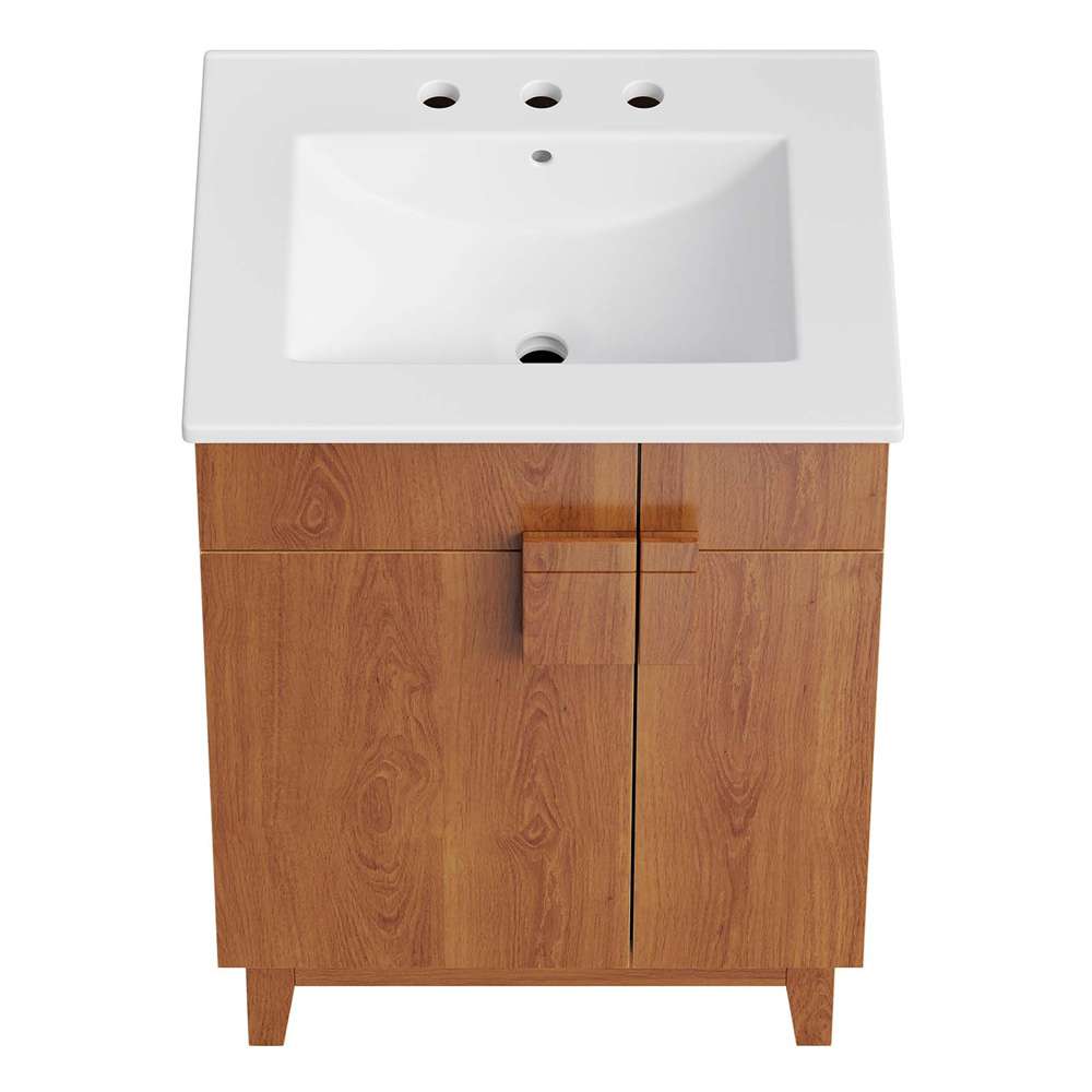 Modway - Miles 24in Bathroom Vanity - EEI-6482-WHI-WAL veiw 4