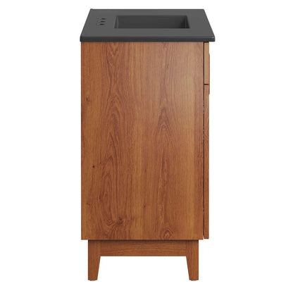 Modway - Miles 36in Bathroom Vanity - EEI-6485-BLK-WAL veiw 3