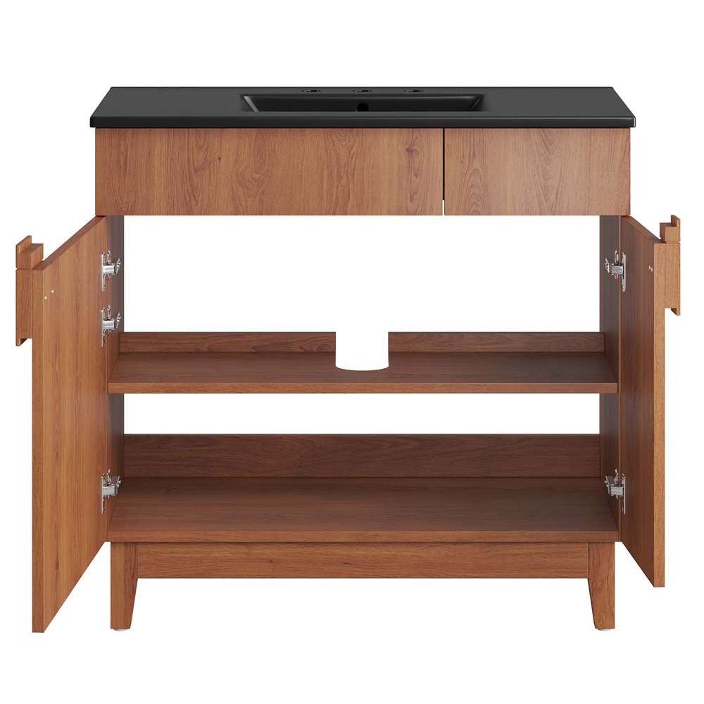 Modway - Miles 36in Bathroom Vanity - EEI-6485-BLK-WAL veiw 5