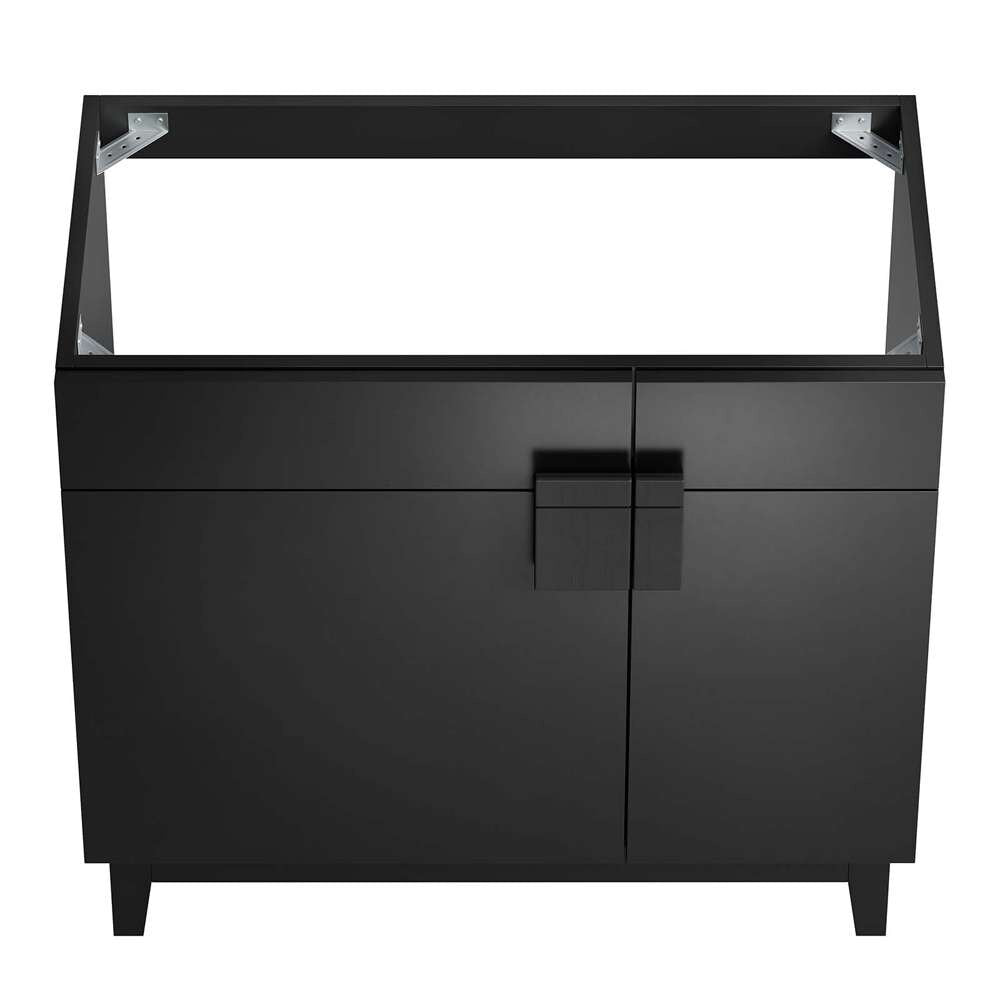 Modway - Miles 36in Bathroom Vanity Cabinet (Sink Basin Not Included) - EEI-6400-BLK veiw 5