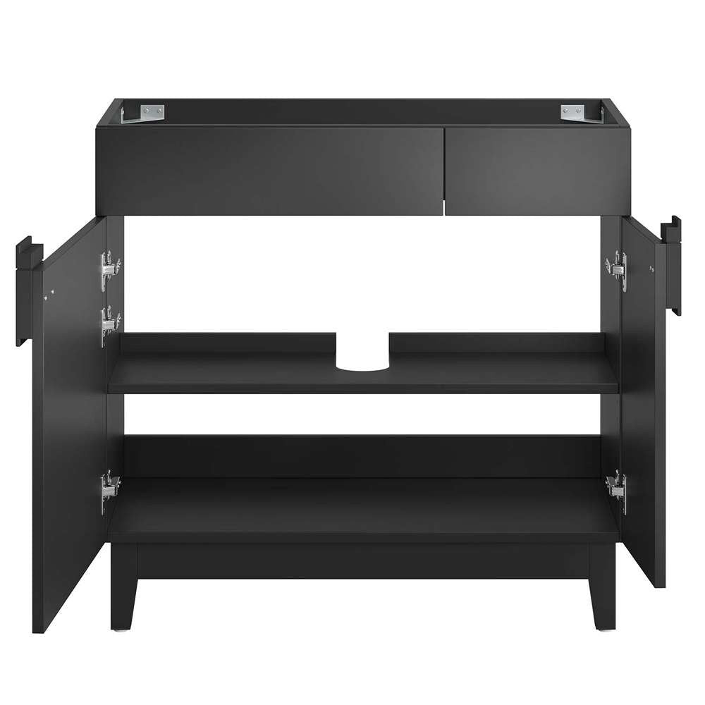 Modway - Miles 36in Bathroom Vanity Cabinet (Sink Basin Not Included) - EEI-6400-BLK veiw 6