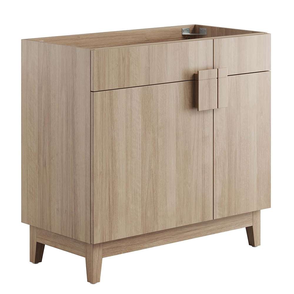 Modway - Miles 36in Bathroom Vanity Cabinet (Sink Basin Not Included) - EEI-6400-OAK veiw 1