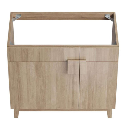 Modway - Miles 36in Bathroom Vanity Cabinet (Sink Basin Not Included) - EEI-6400-OAK veiw 5