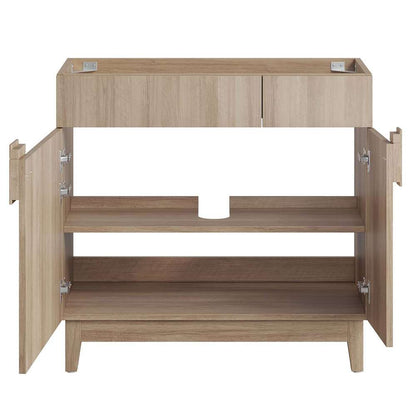 Modway - Miles 36in Bathroom Vanity Cabinet (Sink Basin Not Included) - EEI-6400-OAK veiw 6