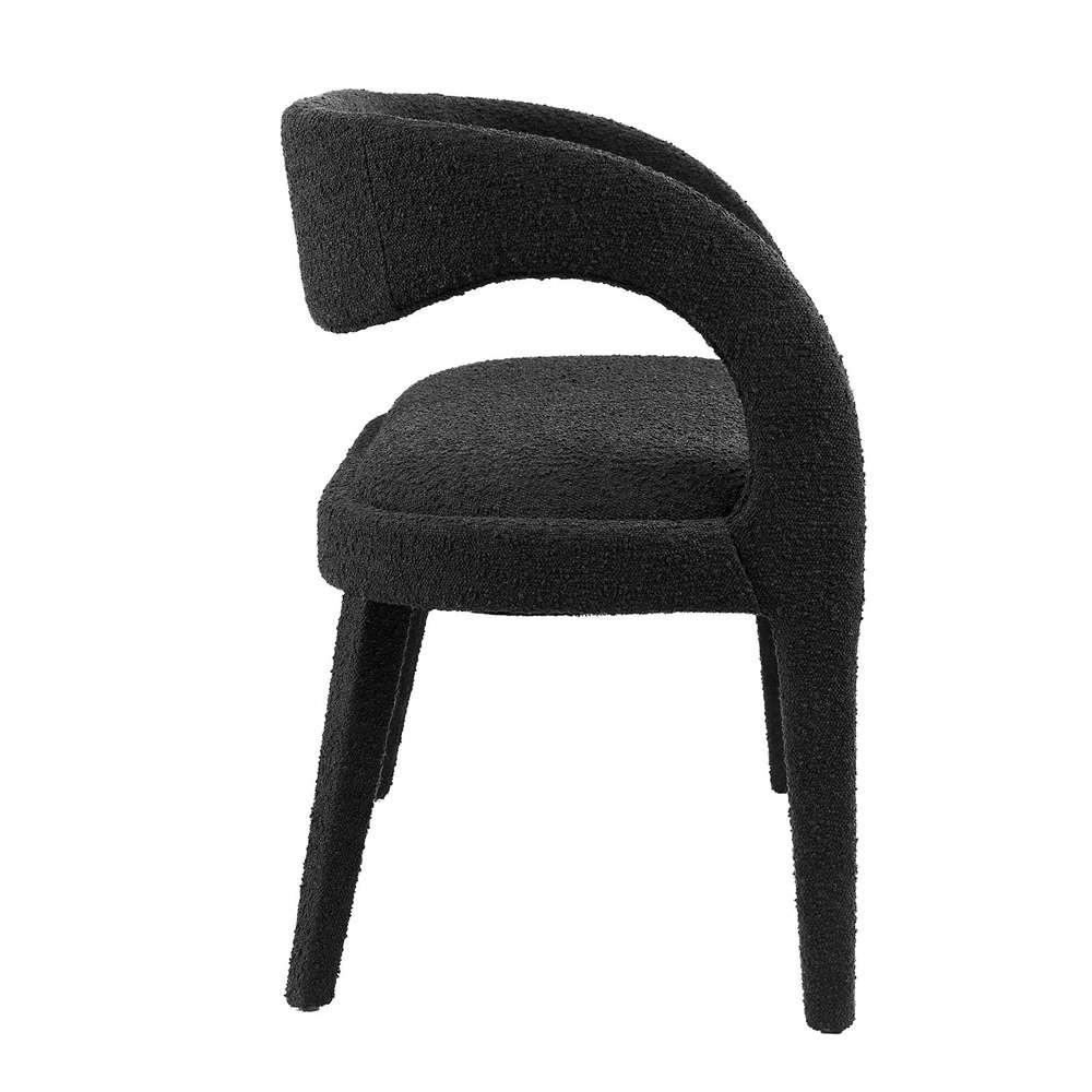 Modway - Pinnacle Boucle Fabric Accent Bench - EEI-6571-BLK veiw 3