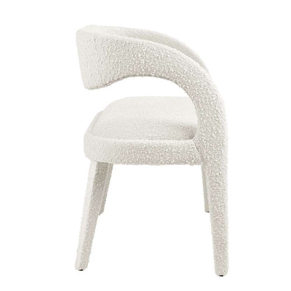 Modway - Pinnacle Boucle Fabric Accent Bench - EEI-6571-IVO veiw 3