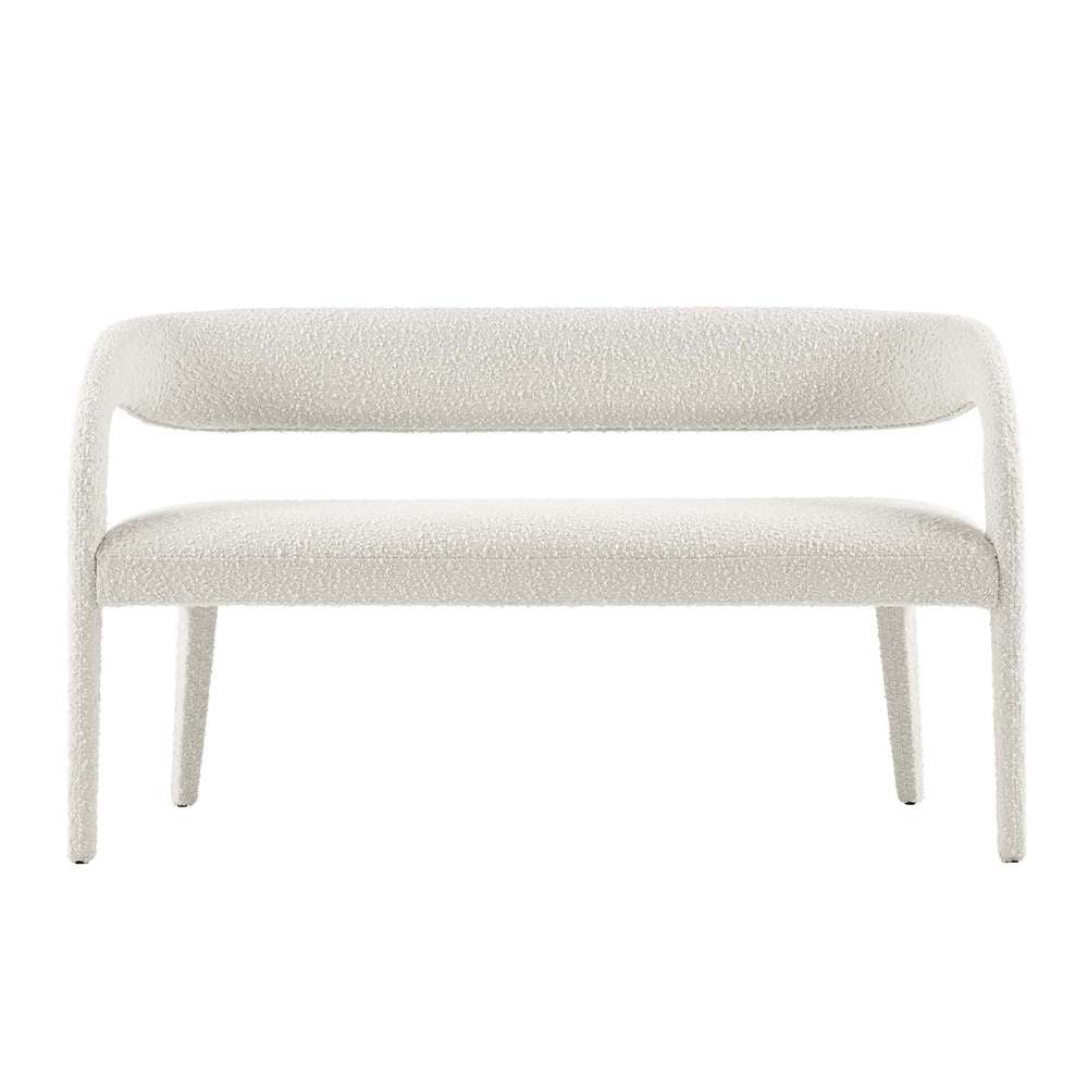 Modway - Pinnacle Boucle Fabric Accent Bench - EEI-6571-IVO veiw 5