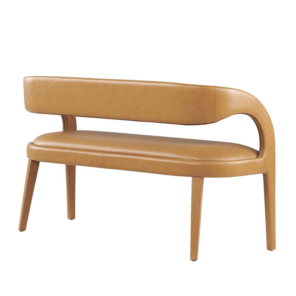 Modway - Pinnacle Vegan Leather Accent Bench - EEI-6570-TAN veiw 4