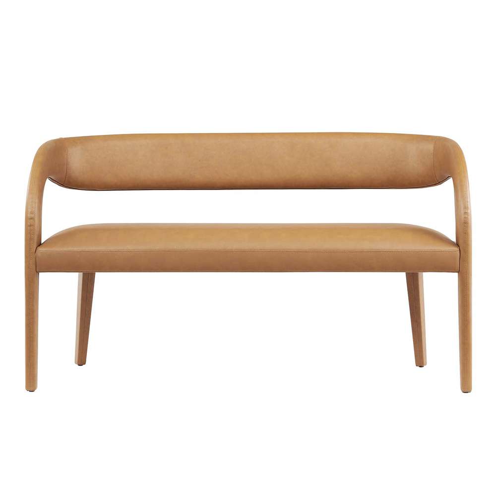 Modway - Pinnacle Vegan Leather Accent Bench - EEI-6570-TAN veiw 5