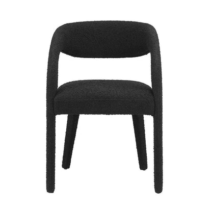 Modway - Pinnacle Boucle Upholstered Dining Chair (Set of 2) - EEI-6562-BLK veiw 5