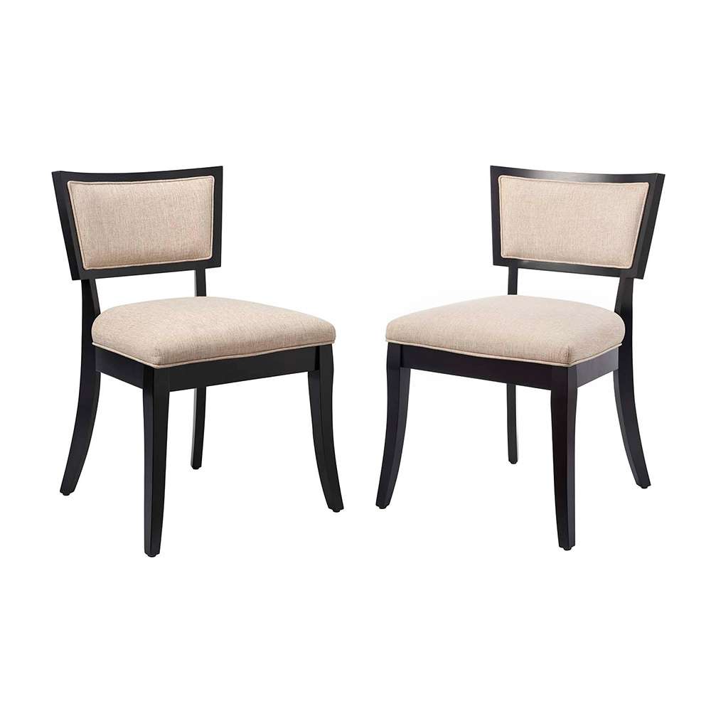 Modway - Pristine Upholstered Fabric Dining Chairs - (Set of 2) - EEI-4557-BEI veiw 1