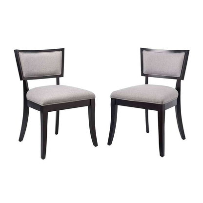 Modway - Pristine Upholstered Fabric Dining Chairs - (Set of 2) - EEI-4557-LGR veiw 1