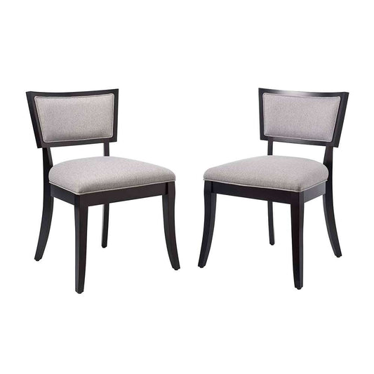 Modway - Pristine Upholstered Fabric Dining Chairs - (Set of 2) - EEI-4557-LGR veiw 1