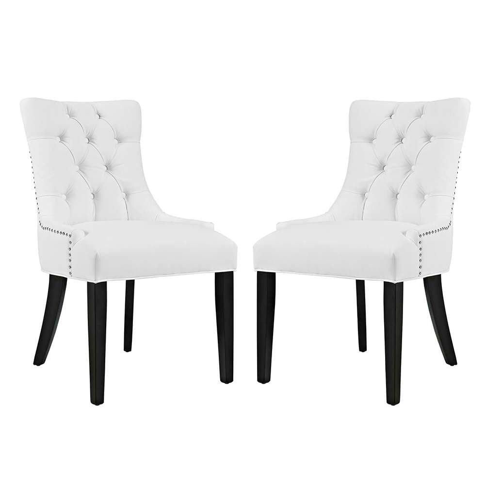 Modway - Regent Dining Side Chair Vinyl (Set of 2) - EEI-2742-WHI-SET veiw 1