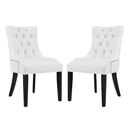 Modway - Regent Dining Side Chair Vinyl (Set of 2) - EEI-2742-WHI-SET veiw 1