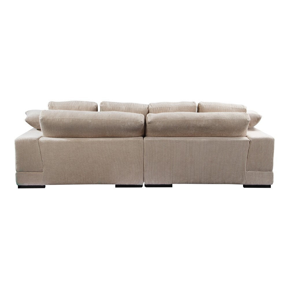 Moes Home - Plunge Sectional in Cappuccino - TN-1004-14-0 veiw 3
