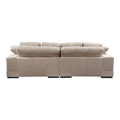 Moes Home - Plunge Sectional in Cappuccino - TN-1004-14-0 veiw 3