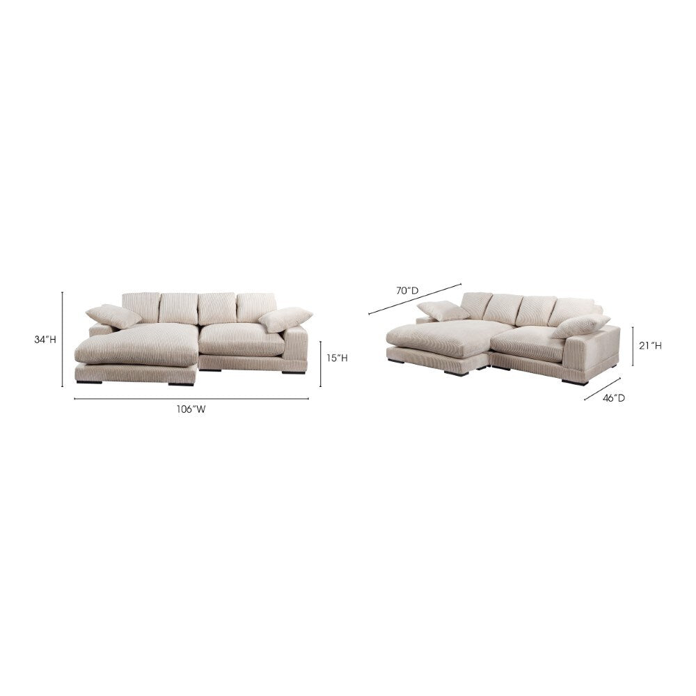 Moes Home - Plunge Sectional in Cappuccino - TN-1004-14-0 veiw 5