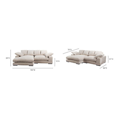 Moes Home - Plunge Sectional in Cappuccino - TN-1004-14-0 veiw 5