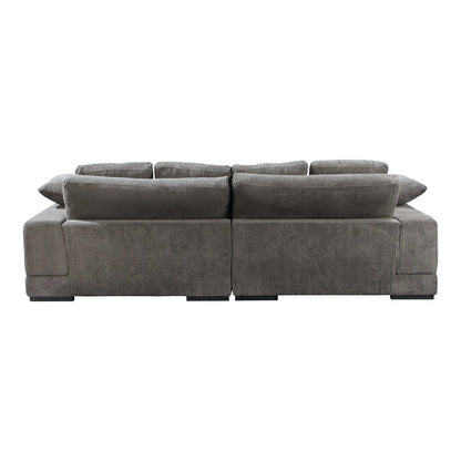 Moes Home - Plunge Sectional in Charcoal - TN-1004-25-0 veiw 3