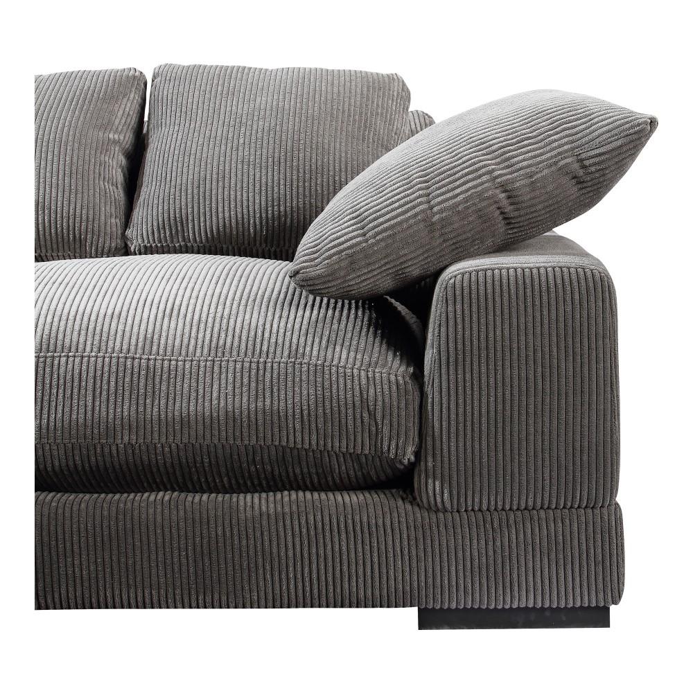 Moes Home - Plunge Sectional in Charcoal - TN-1004-25-0 veiw 4