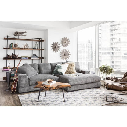 Moes Home - Plunge Sectional in Charcoal - TN-1004-25-0 veiw 6