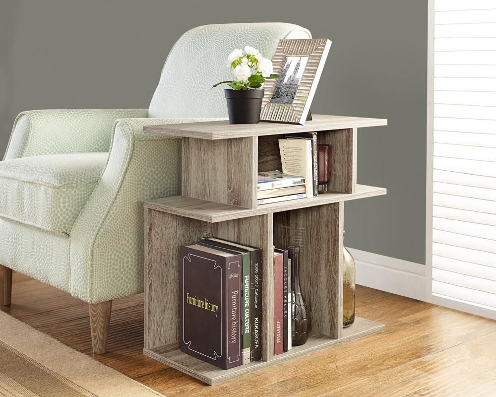 Monarch Specialties - Accent Table, Side, End, Nightstand, Lamp, Living Room, Bedroom, Laminate, Brown, Contemporary, Modern - I-2476 veiw 1