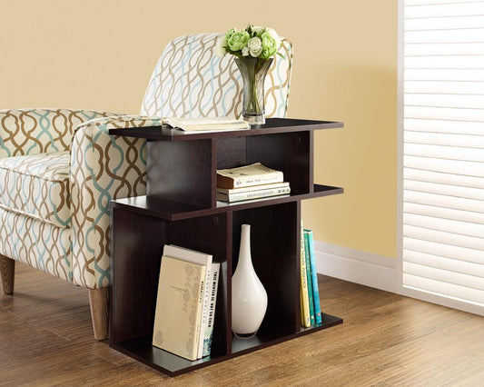 Monarch Specialties - Accent Table, Side, End, Nightstand, Lamp, Living Room, Bedroom, Laminate, Brown, Contemporary, Modern - I-2474 veiw 1