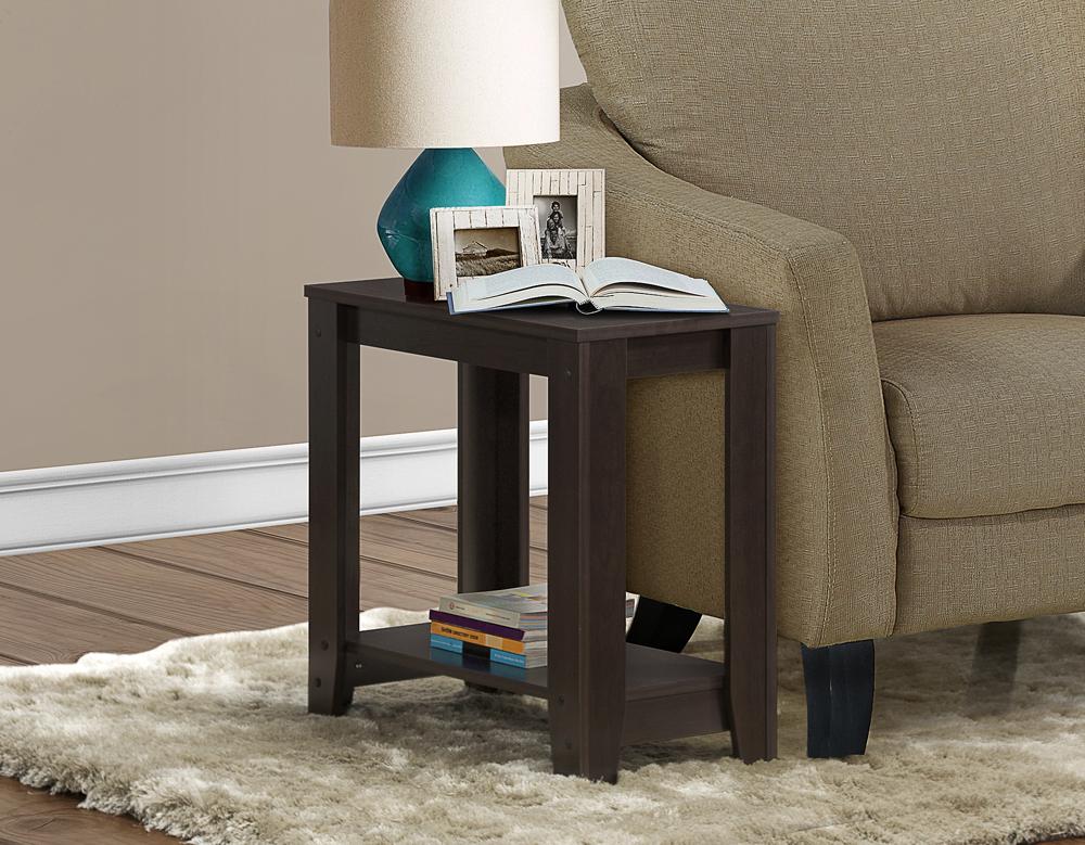 Monarch Specialties - Accent Table, Side, End, Nightstand, Lamp, Living Room, Bedroom, Laminate, Brown, Transitional - I-3119 veiw 1