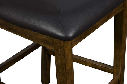 New Classic Furniture - Gia 30in Counter Table With 2 Chairs & Stg Shelf-Brown - D1701-32S-BRN veiw 3