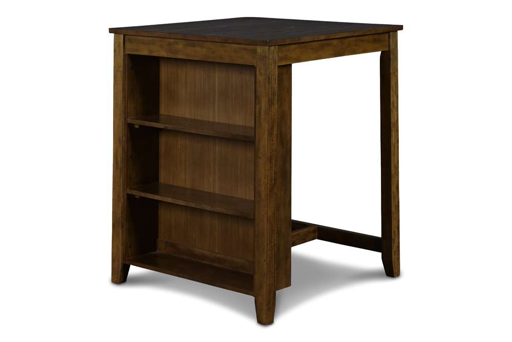 New Classic Furniture - Gia 30in Counter Table With 2 Chairs & Stg Shelf-Brown - D1701-32S-BRN veiw 4