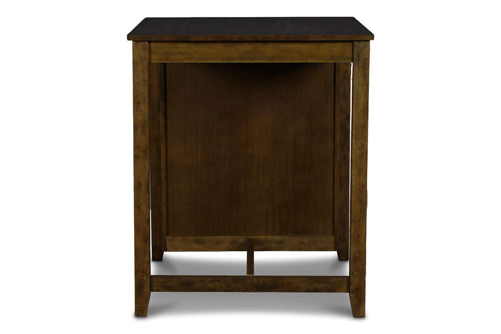 New Classic Furniture - Gia 30in Counter Table With 2 Chairs & Stg Shelf-Brown - D1701-32S-BRN veiw 7