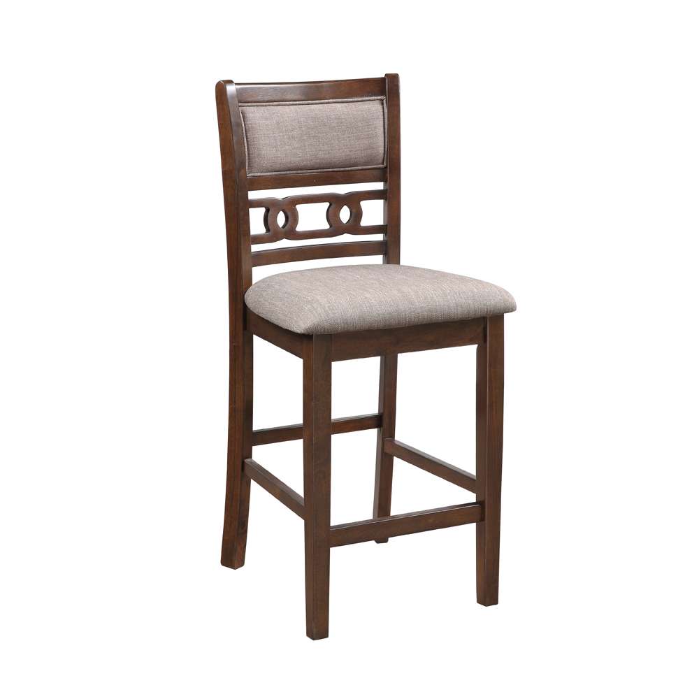 New Classic Furniture - Gia 30in Counter Table With 2 Chairs & Stg Shelf-Cherry - D1701-32S-CHY veiw 2