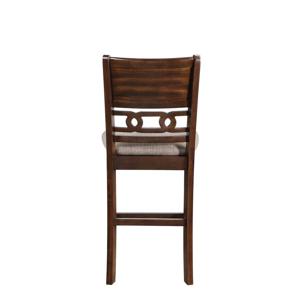 New Classic Furniture - Gia 30in Counter Table With 2 Chairs & Stg Shelf-Cherry - D1701-32S-CHY veiw 5