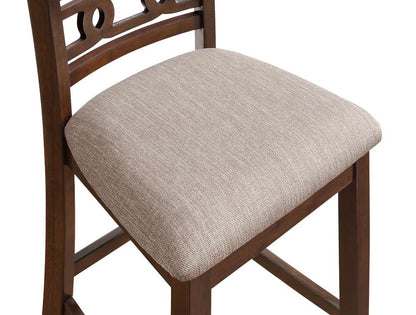 New Classic Furniture - Gia 30in Counter Table With 2 Chairs & Stg Shelf-Cherry - D1701-32S-CHY veiw 6