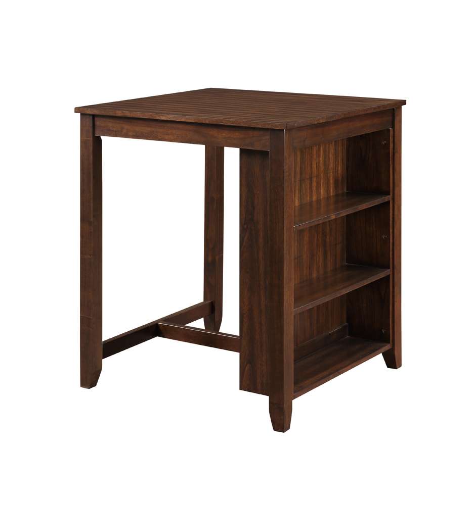 New Classic Furniture - Gia 30in Counter Table With 2 Chairs & Stg Shelf-Cherry - D1701-32S-CHY veiw 7