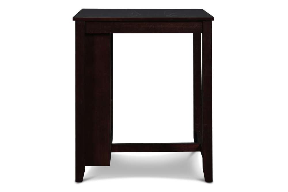 New Classic Furniture - Gia 30in Counter Table With 2 Chairs & Stg Shelf-Ebony - D1701-32S-EBY veiw 5