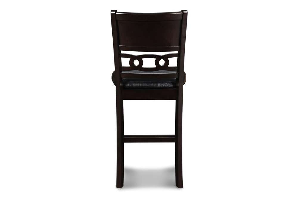 New Classic Furniture - Gia 30in Counter Table With 2 Chairs & Stg Shelf-Ebony - D1701-32S-EBY veiw 10
