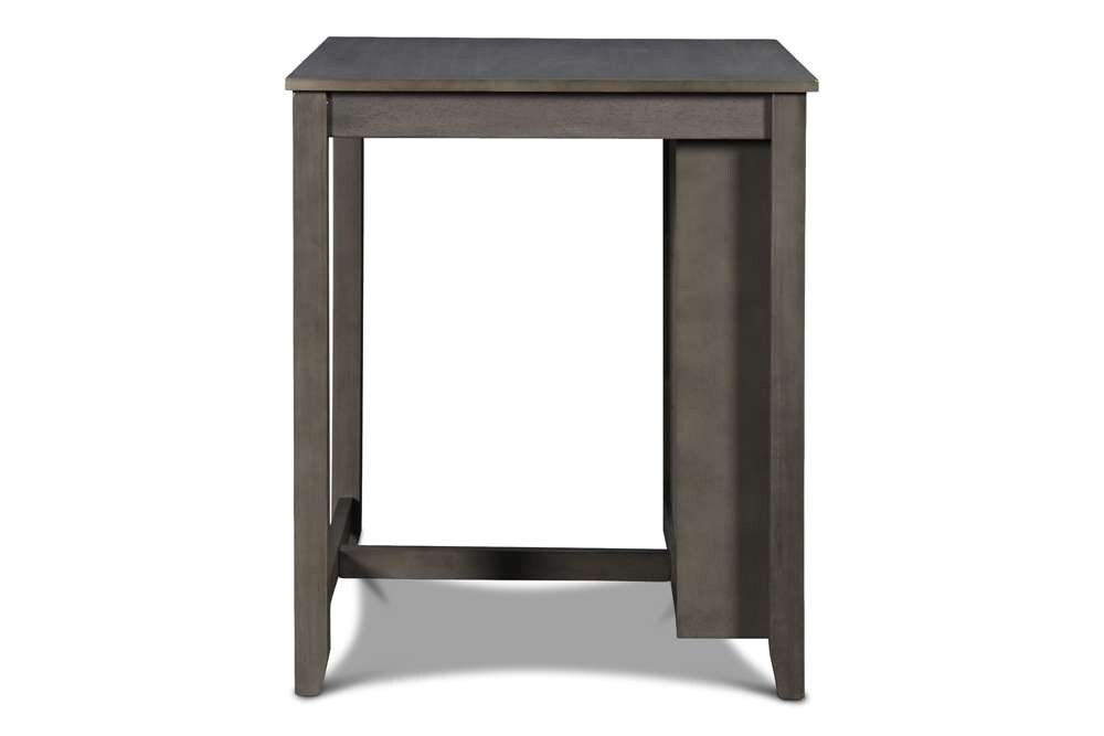 New Classic Furniture - Gia 30in Counter Table With 2 Chairs & Stg Shelf-Gray - D1701-32S-GRY veiw 6