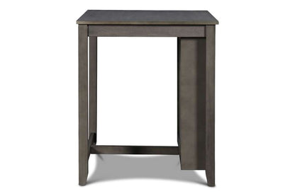 New Classic Furniture - Gia 30in Counter Table With 2 Chairs & Stg Shelf-Gray - D1701-32S-GRY veiw 6