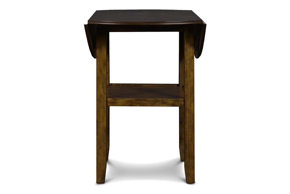New Classic Furniture - Gia 42in Counter Drop Leaf Table With 2 Chairs-Brown - D1701-42S-BRN veiw 4