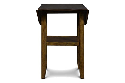 New Classic Furniture - Gia 42in Counter Drop Leaf Table With 2 Chairs-Brown - D1701-42S-BRN veiw 4