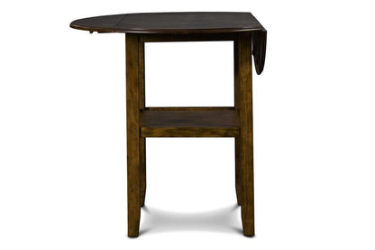 New Classic Furniture - Gia 42in Counter Drop Leaf Table With 2 Chairs-Brown - D1701-42S-BRN veiw 5