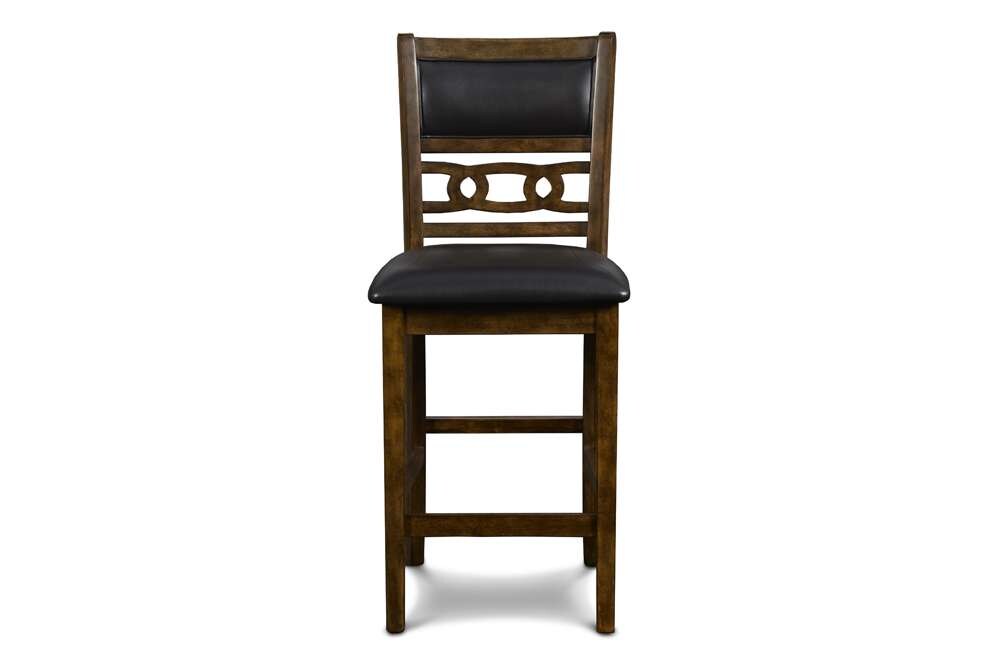 New Classic Furniture - Gia 42in Counter Drop Leaf Table With 2 Chairs-Brown - D1701-42S-BRN veiw 7
