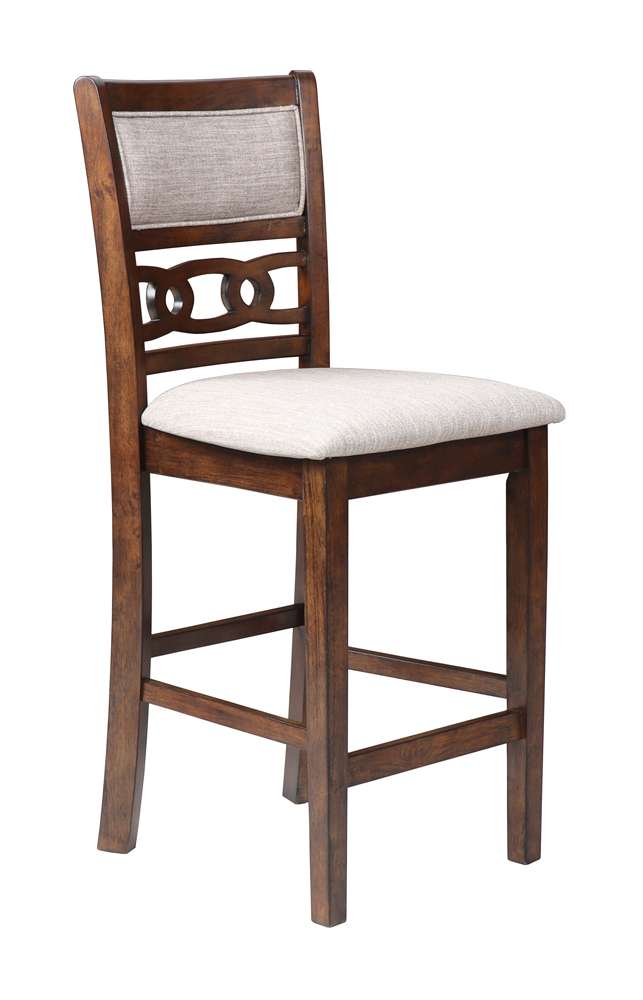 New Classic Furniture - Gia 42in Counter Drop Leaf Table With 2 Chairs-Cherry - D1701-42S-CHY veiw 3