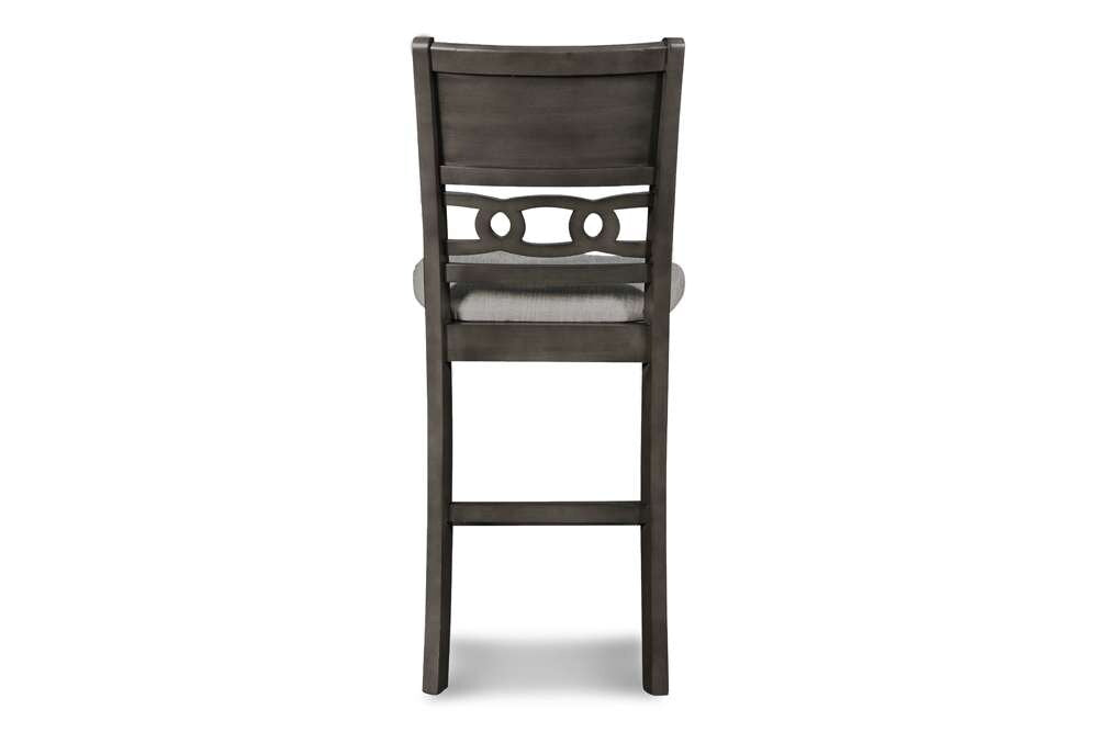 New Classic Furniture - Gia 42in Counter Drop Leaf Table With 2 Chairs-Gray - D1701-42S-GRY veiw 2