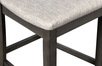 New Classic Furniture - Gia 42in Counter Drop Leaf Table With 2 Chairs-Gray - D1701-42S-GRY veiw 3