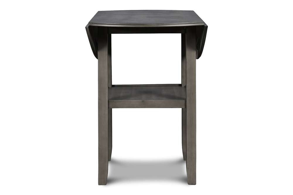 New Classic Furniture - Gia 42in Counter Drop Leaf Table With 2 Chairs-Gray - D1701-42S-GRY veiw 6