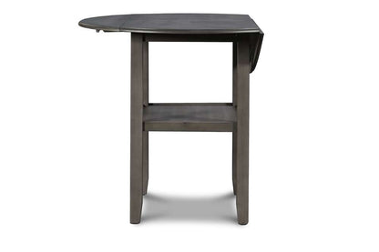 New Classic Furniture - Gia 42in Counter Drop Leaf Table With 2 Chairs-Gray - D1701-42S-GRY veiw 7