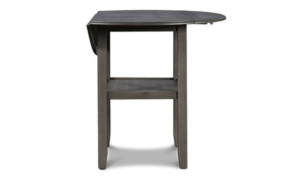 New Classic Furniture - Gia 42in Counter Drop Leaf Table With 2 Chairs-Gray - D1701-42S-GRY veiw 8